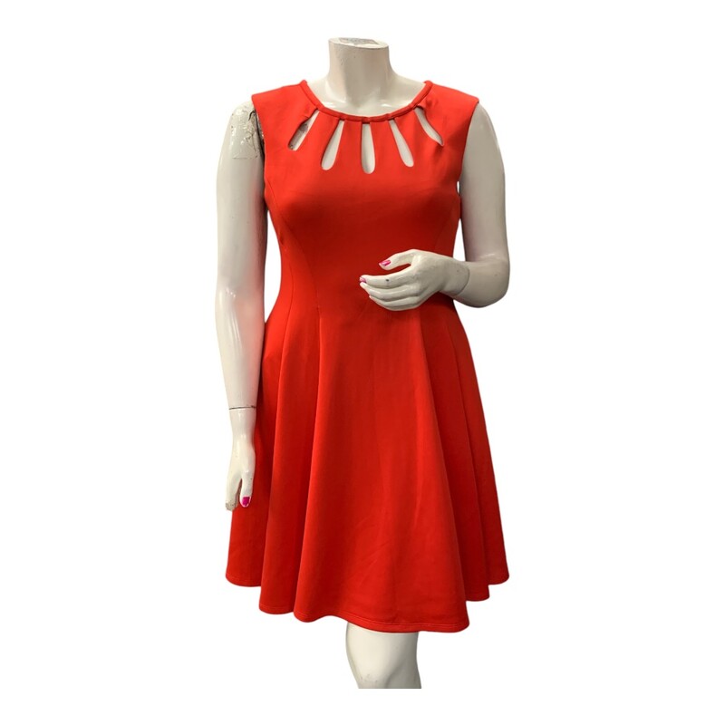 Betsey Johnson Dress S14, Red, Size: L