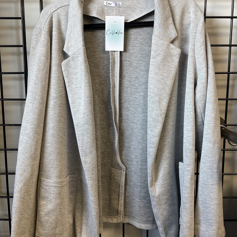 Dex Jacket, Grey, Size: 1X