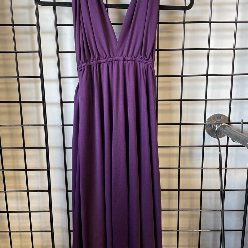 Infinity Wrap Dress, Plum, Size: Os