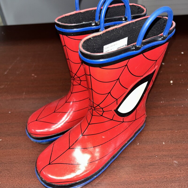 11/12 Spiderman Rainboots