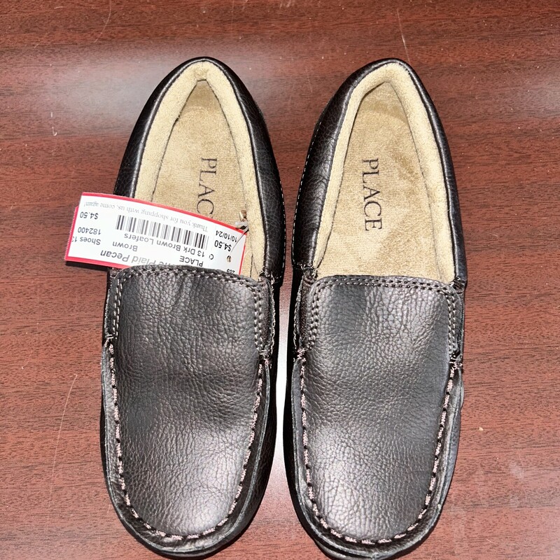 13 Drk Brown Loafers, Brown, Size: Shoes 13