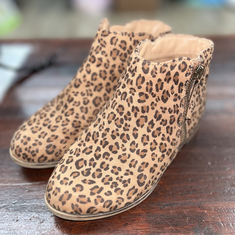 Y1 Cheetah Zip Boots