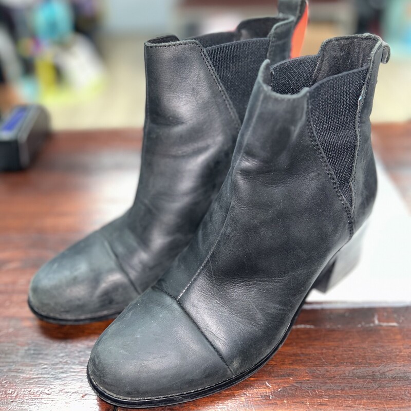 A9 Black Heel Booties