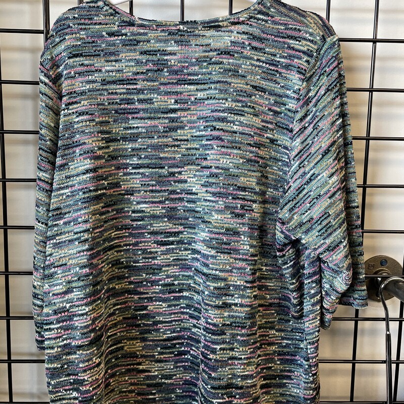 Allison Daley Sweater, Multi, Size: 2X