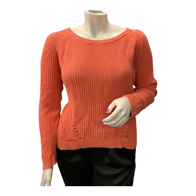 Gap Knit, Coral, Size: 2X