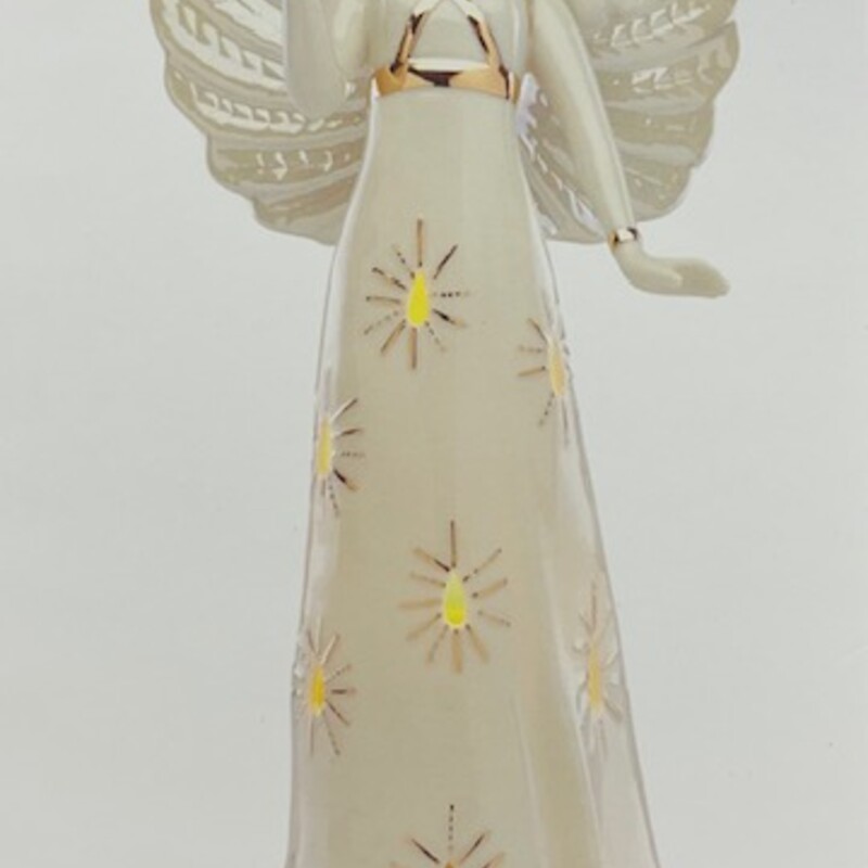 Lenox Guardian Angel Hope Figurine
Cream Gold Size: 4.5 x 9.5H
Original box inclided
AS IS - does not light up