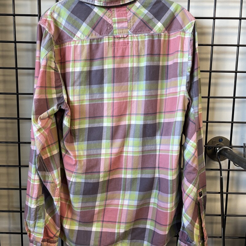 Guess Flannel, Pink/gre, Size: M