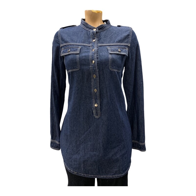 Jessica Denim Tunic S10, Blue, Size: M