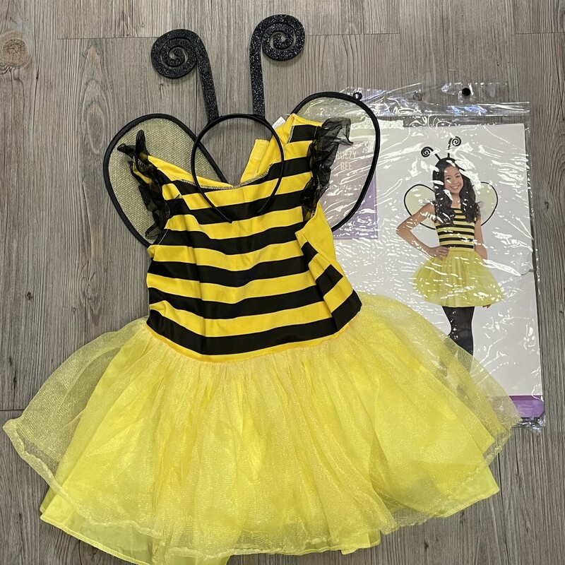 Buzzy Bee Costume, Yellow, Size: 4-6Y
3 pcs