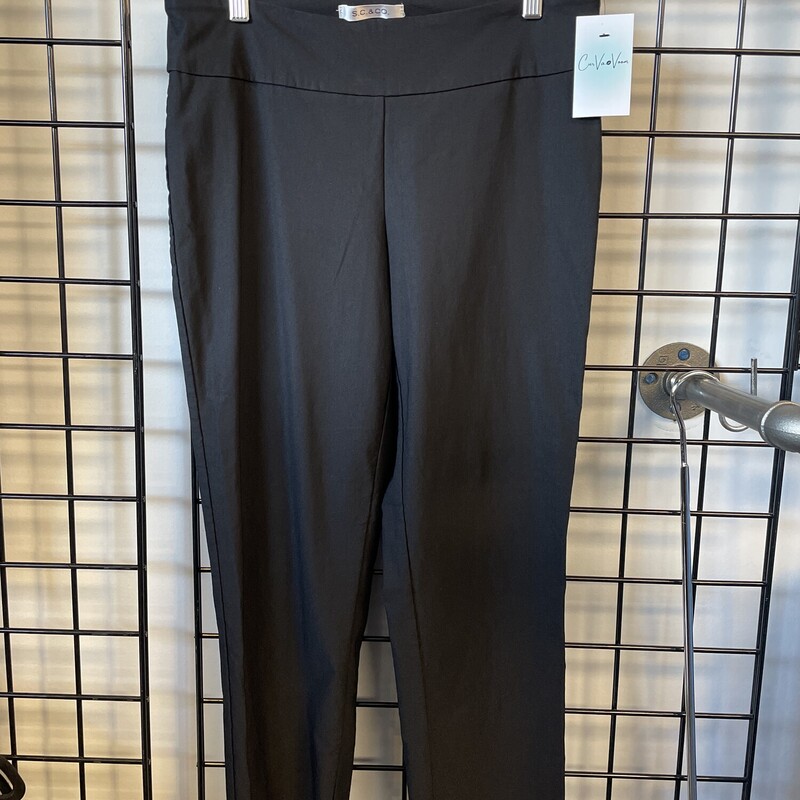 S.c. & Co. Stretch Slacks, Black, Size: 12