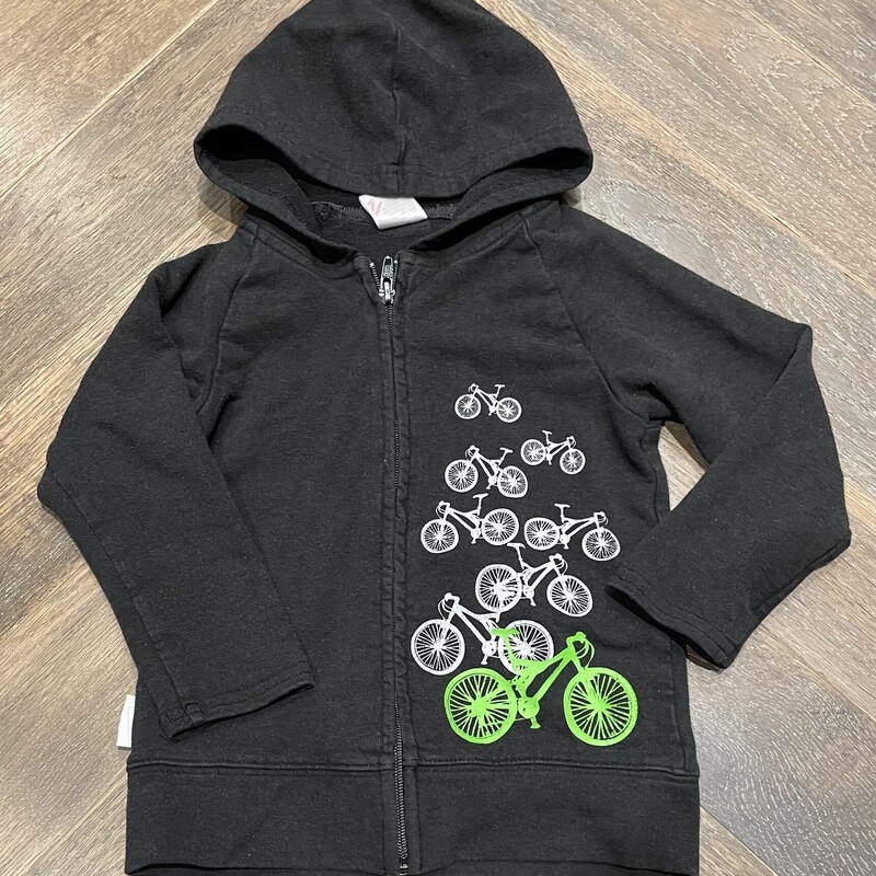 Milkshaxs Zip Hoodie, Black, Size: 18-24M