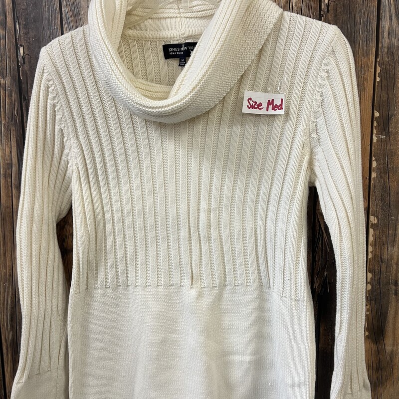 Cream Cowl Neck Sweater