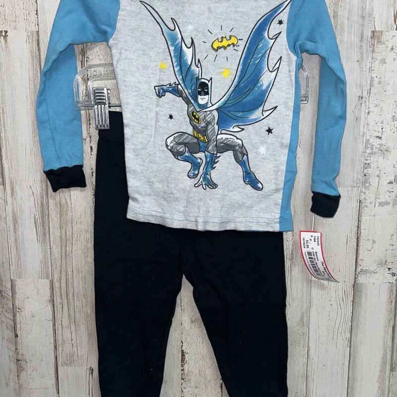 24M 2pc Blue Batman Pjs