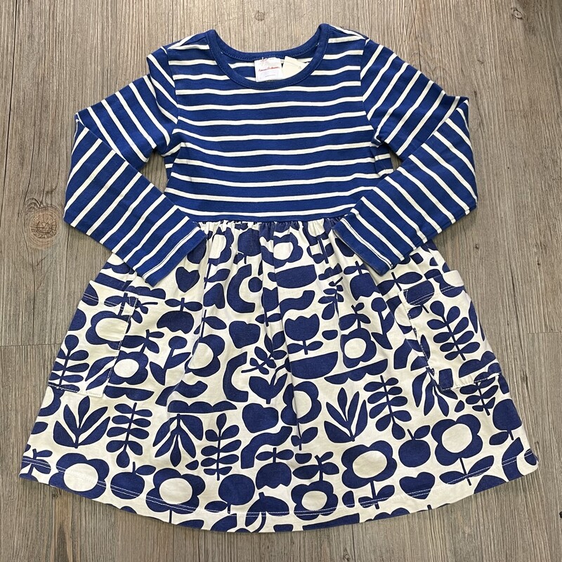 Hanna Anderson Dress, Blue, Size: 4Y