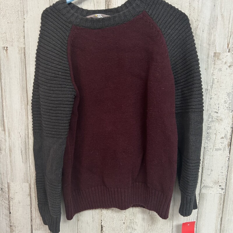 4/5 Red/Grey Knit Sweater