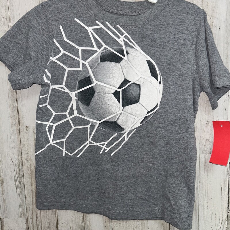 4T Grey Soccer Tee