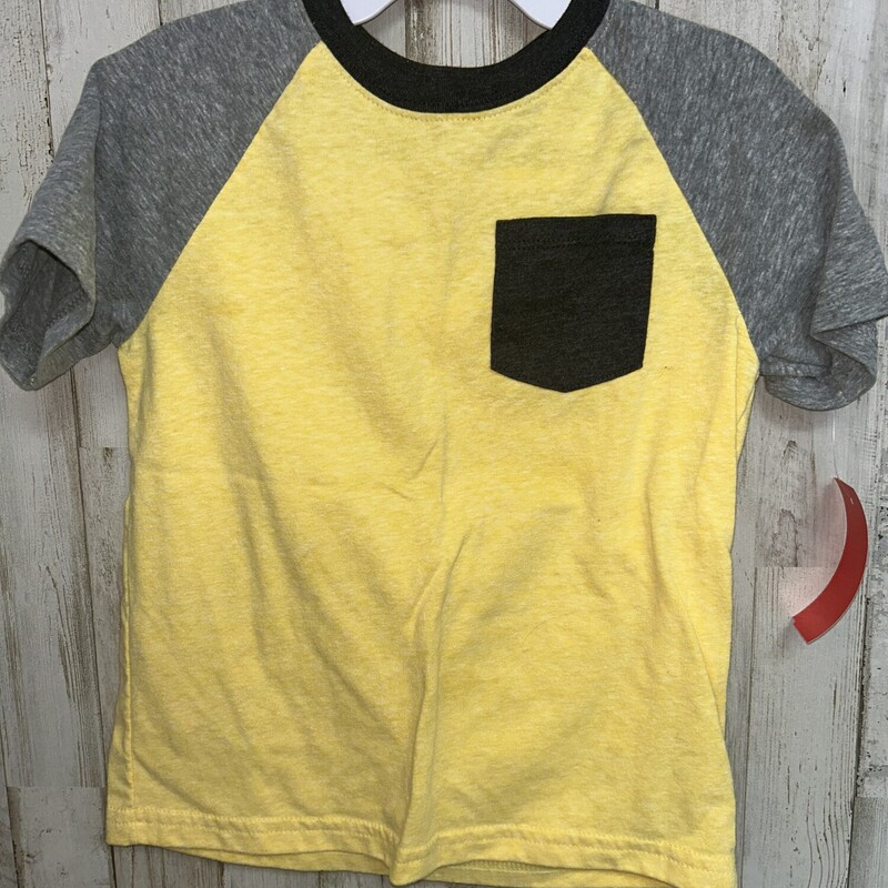 5T Yellow Pocket Tee