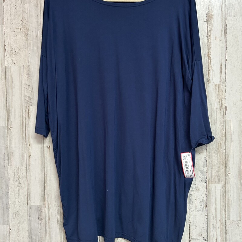 S Blue Piko Top, Blue, Size: Ladies S