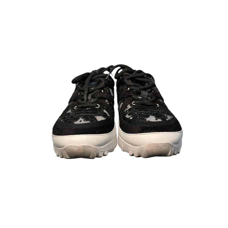 Jimmy Choo Seattle Lace Sneakers<br />
 Black<br />
 Size: 36.5<br />
<br />
Some very minor scuffs<br />
<br />
Comes with box and dust bag