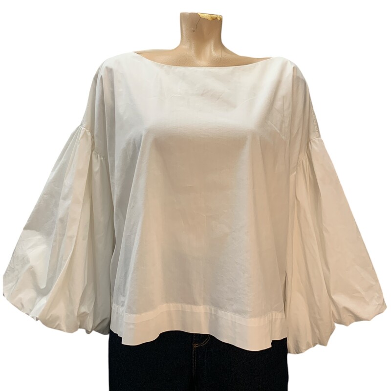 BCBG Maxazria Top, White, Size: M