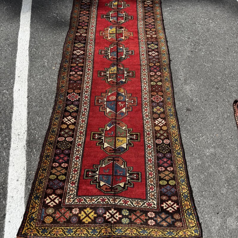 Vintage Persian Runner

Size:3.5Wx10L