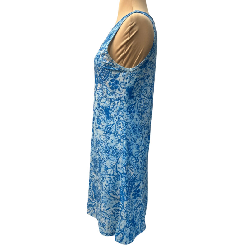 Nuu Muu Active Dress
Keyhole Detail
Skye/Cielo 2015 Pattern
Aqua Blue and White
Size: Medium