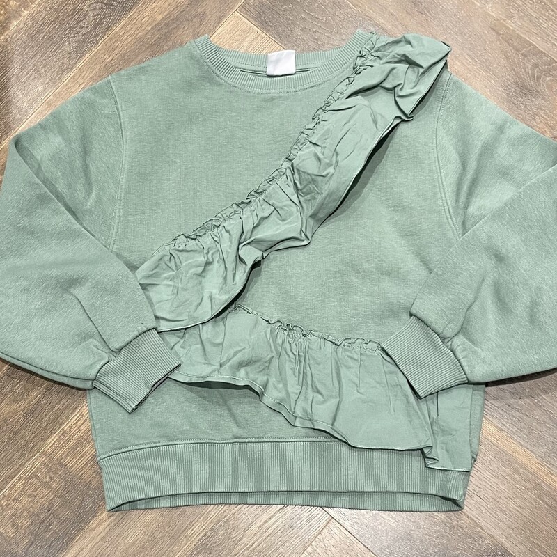 Zara Sweatshirt, Green, Size: 10Y