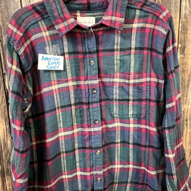 Flannel American Eagle Sh, Size: Small