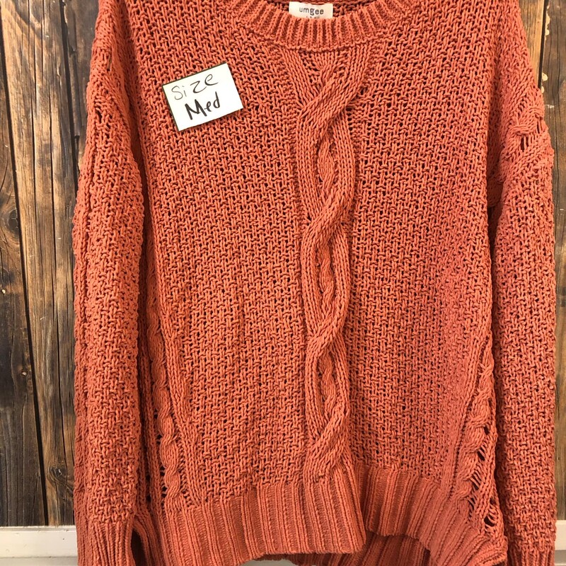 Coral Umgee Sweater, Size: Med