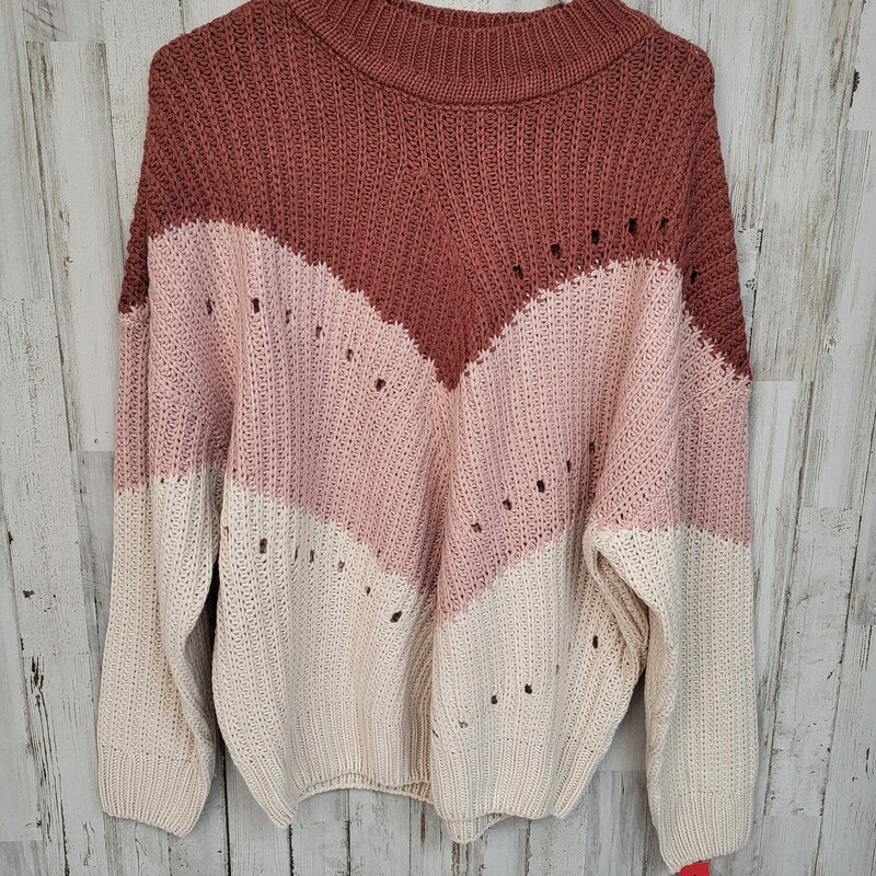 M Pink Colorclock Sweater