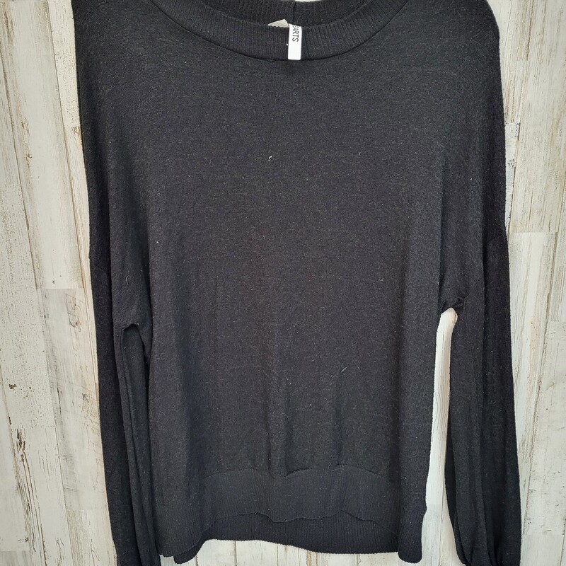 M Black Knit Top