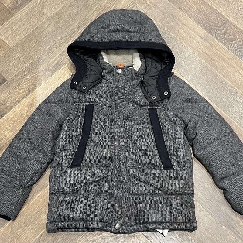 Zara 2 In 1 Coat, Grey, Size: 7-8Y
Detachable Sleeves