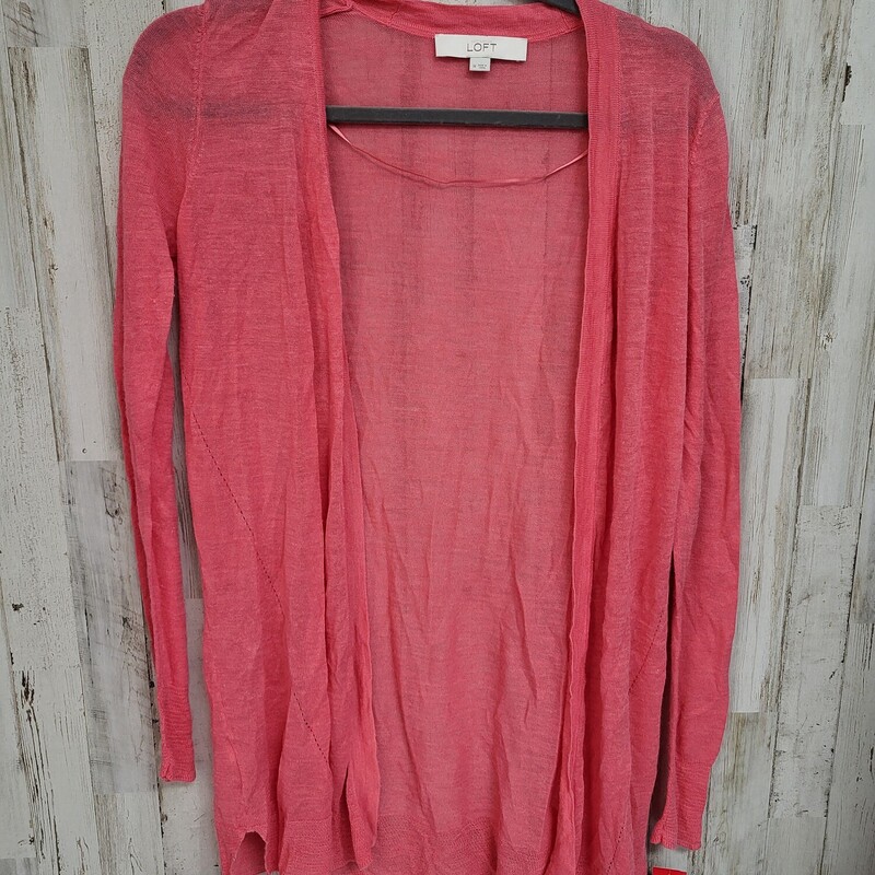 M Pink Knit Cardigan