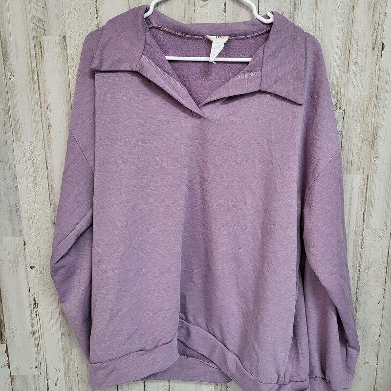 XL Purple Collar Top