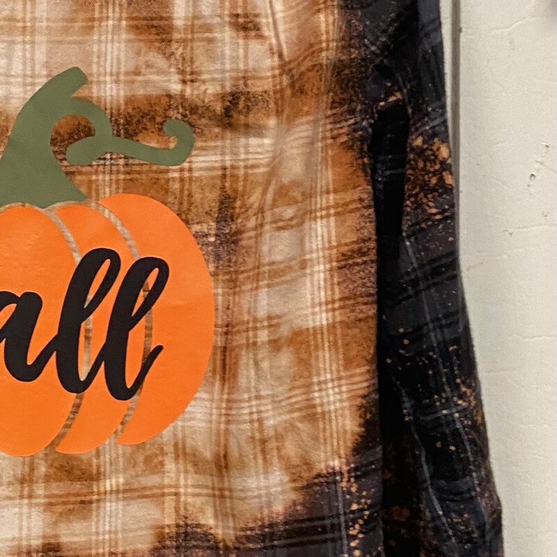 Blk/org Flannel Pumpkin<br />
Blk/org<br />
Size: Small