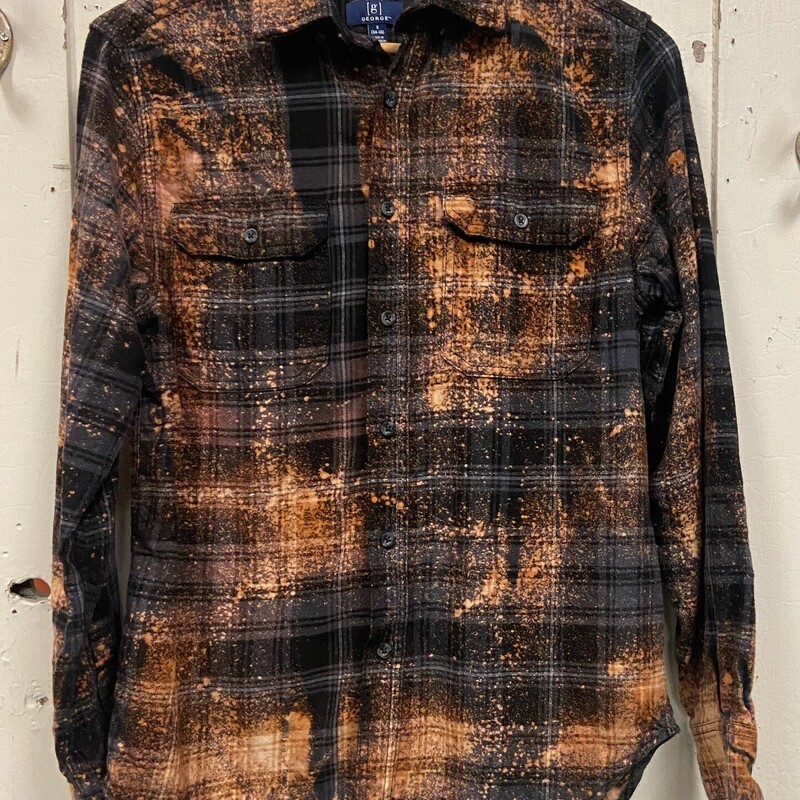 Blk/org Flannel Pumpkin