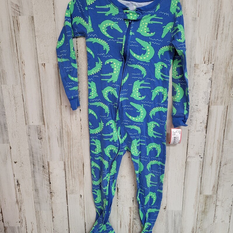 4t Blue Gator Sleeper, Blue, Size: Boy 2T-4T