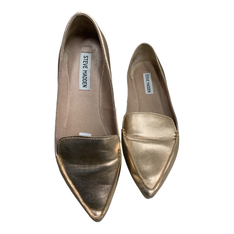 Steve Madden, Gold, Size: 9