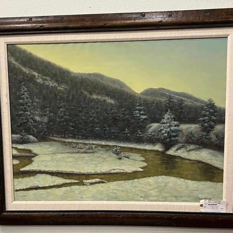 Winter Landscape Original, Hamilton, Framed
49in x 39in