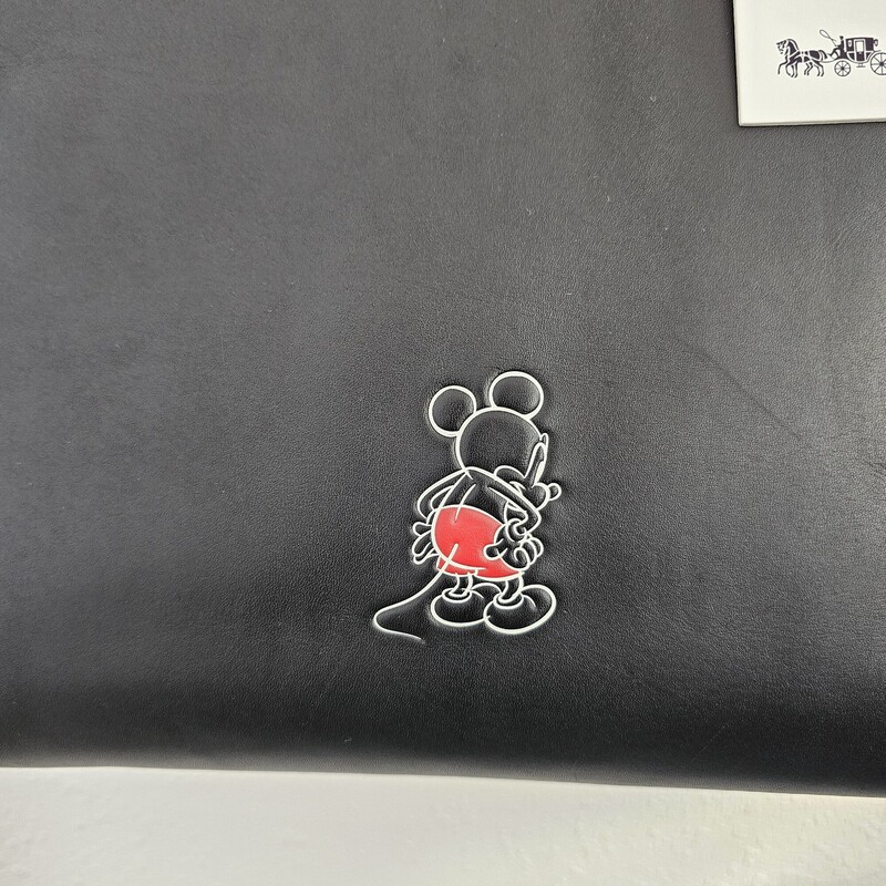 Coach Mickey Mouse, Black, Size: Lg Tote