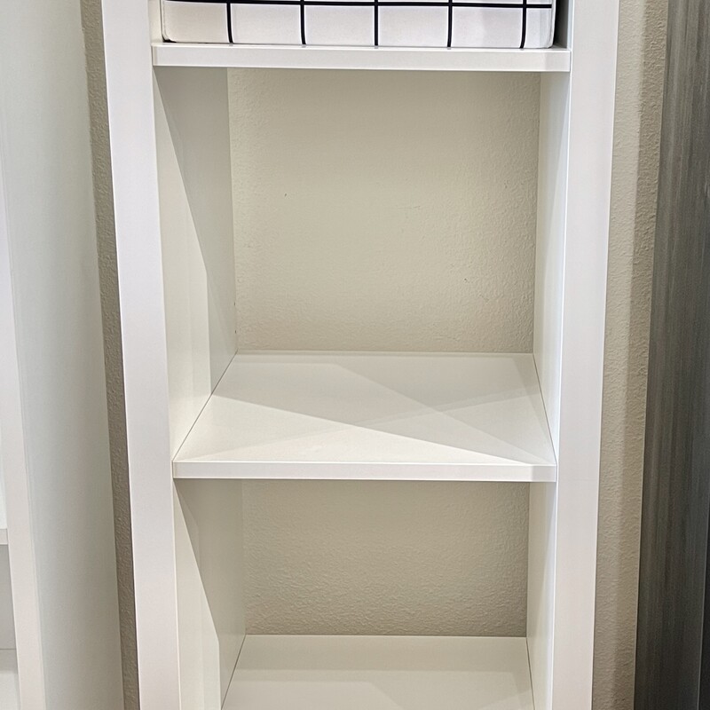 Cubby Tower IKEA, White, Size: 16x16x58