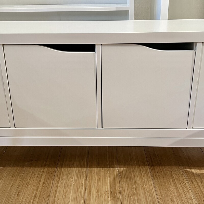 Console, 4 Doors IKEA, White, Size: 58x16x24