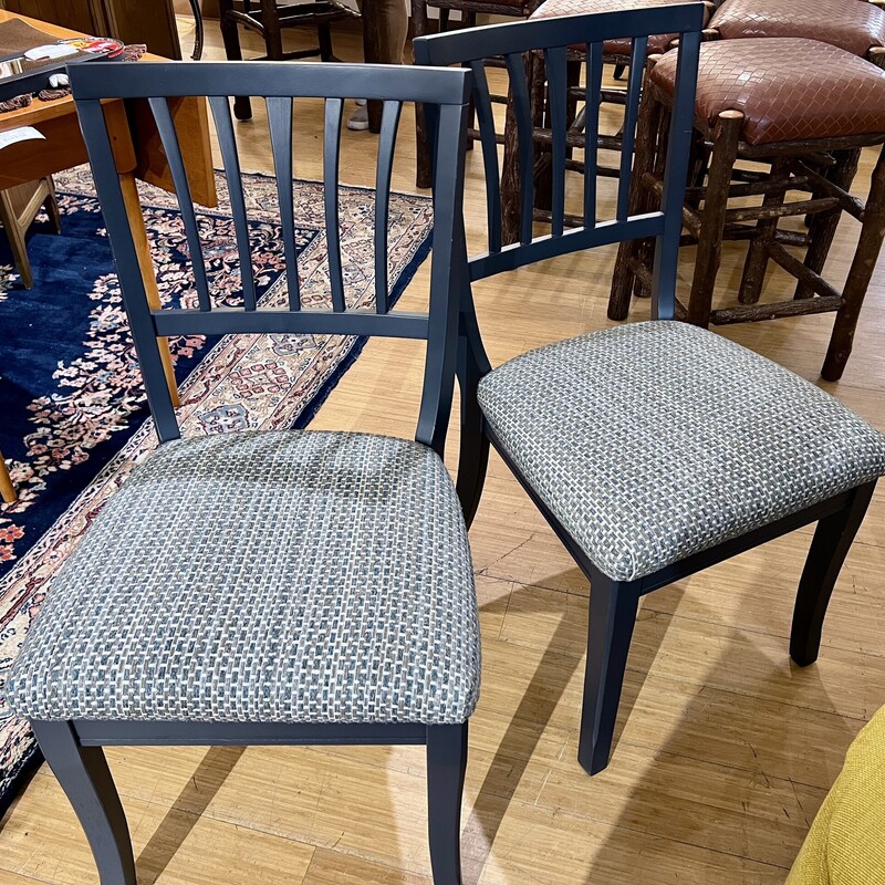 Chairs Bassett, Blue, Size: PAIR