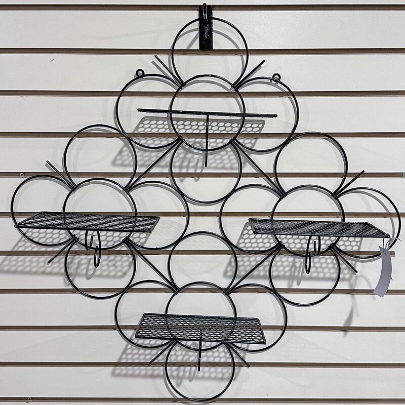 Black Metal Flower Shelf
28 In x 29 In x 6 In.