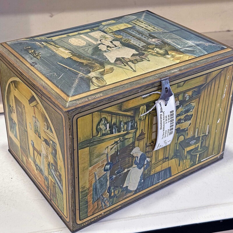 Tin Box W/Historic Kitche