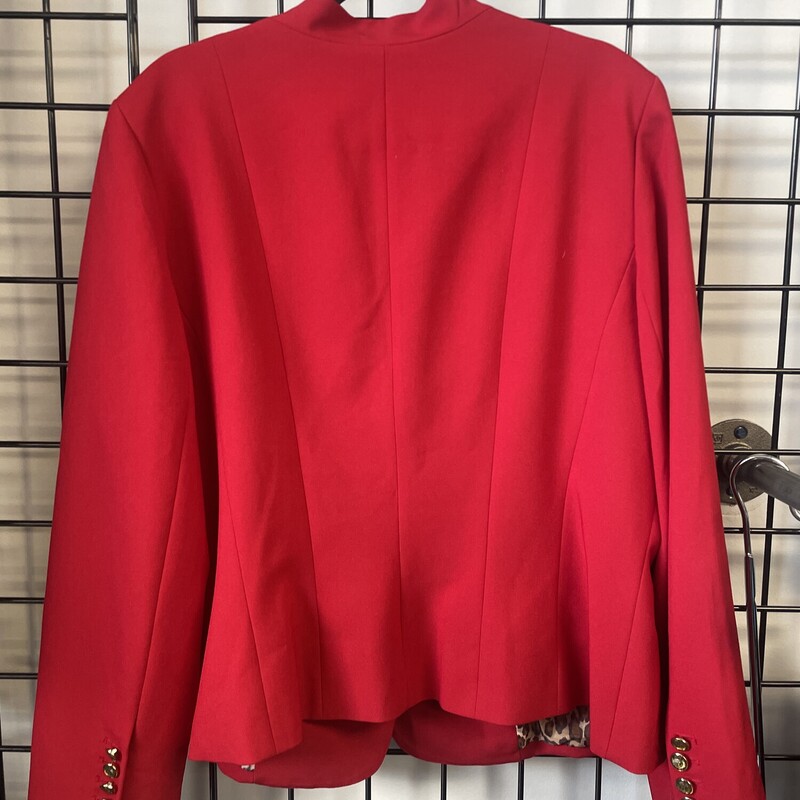 John Meyer Blazer, Red, Size: 18