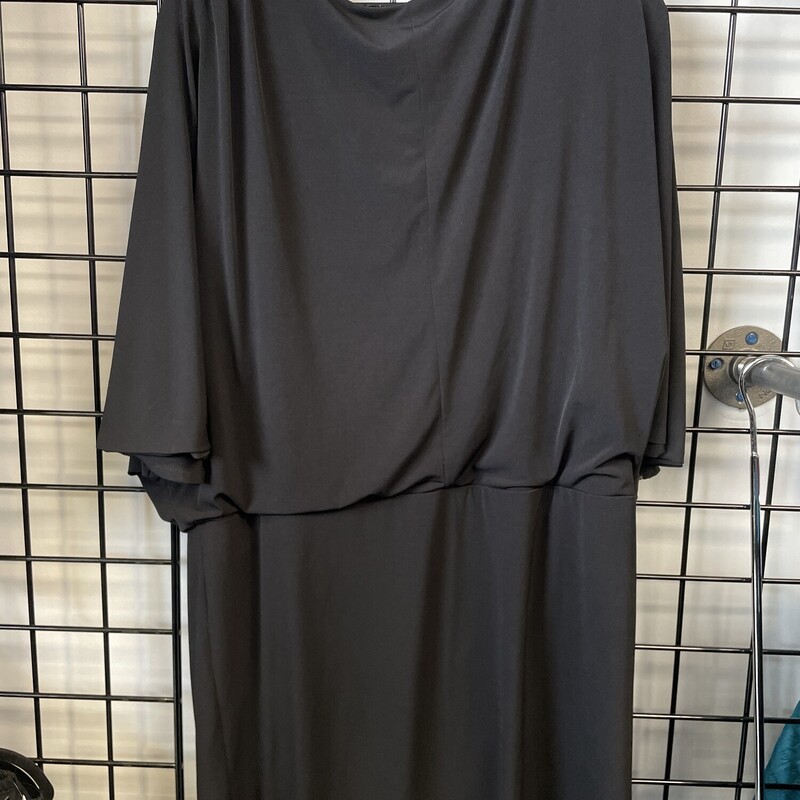 Lori M Dress, Black, Size: XL