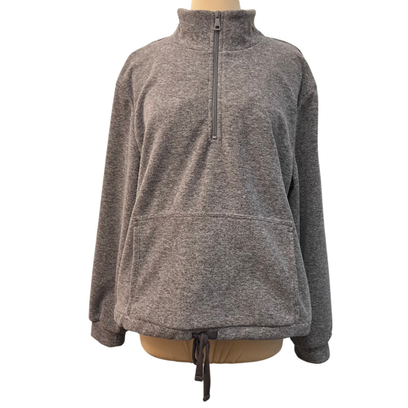 Beyond Yoga Pullover<br />
Super Soft Fleece<br />
With Pockets<br />
Drawstring Waist<br />
Color: Cocoa<br />
Size: Large