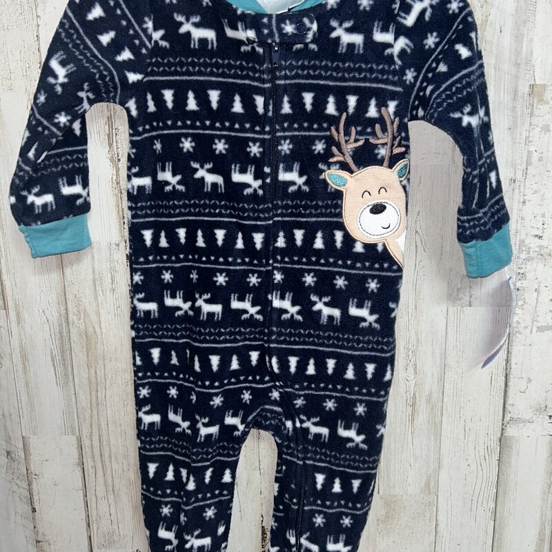 6/9M Navy Reindeer Sleepe