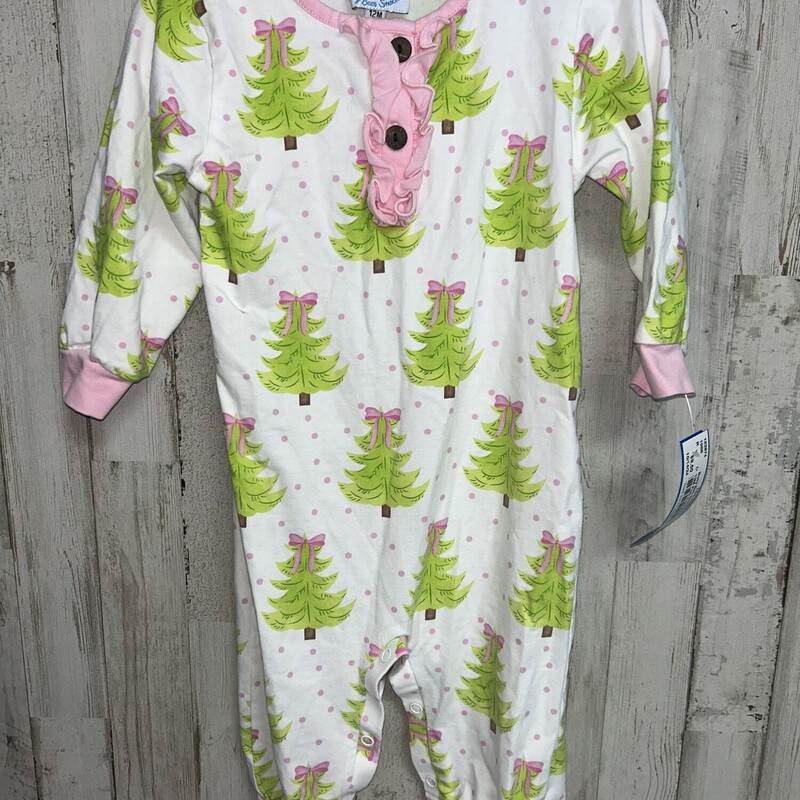 12M Pink Tree Romper